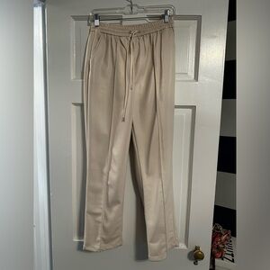 Faux leather pants